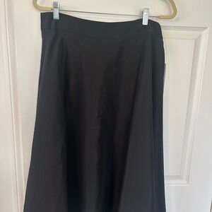 NEW Black Long JS Collections Formal Skirt Size 12